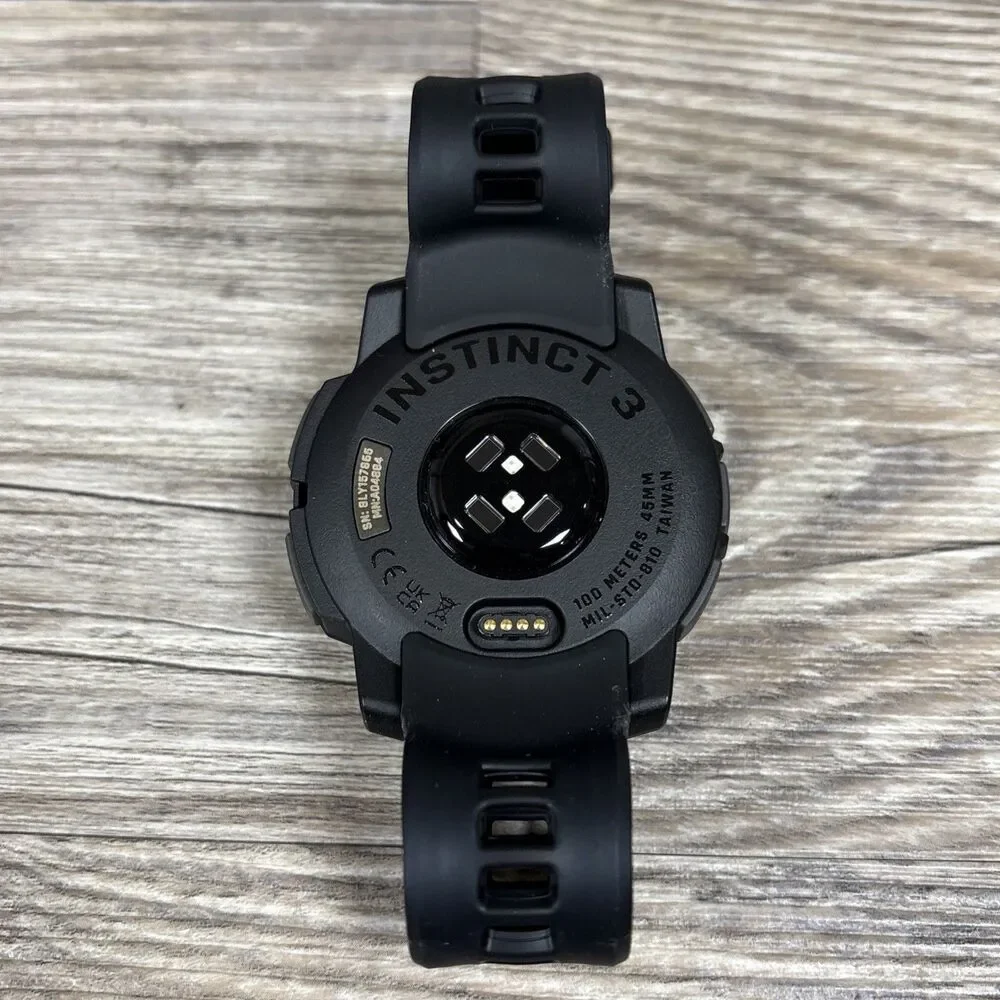 Garmin Instinct 3 45MM Rugged GPS Smartwatch AMOLED **BRAND NEW**